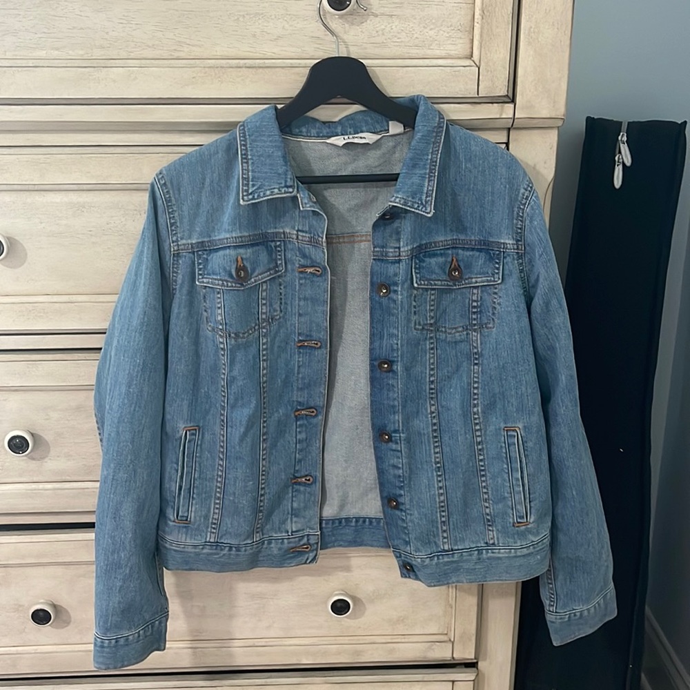 Size medium L.L. Bean Jean jacket